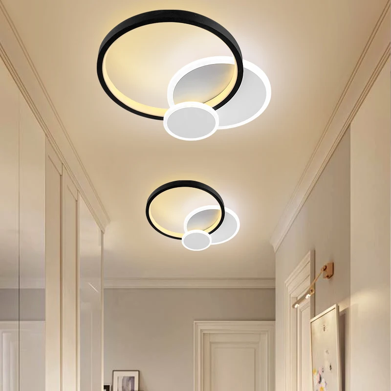Nordic Bedroom LED Ceiling Lights Corridor Ceiling Lamp Cloakroom Aisle Ceiling Light Living Room Remote Control Lighting