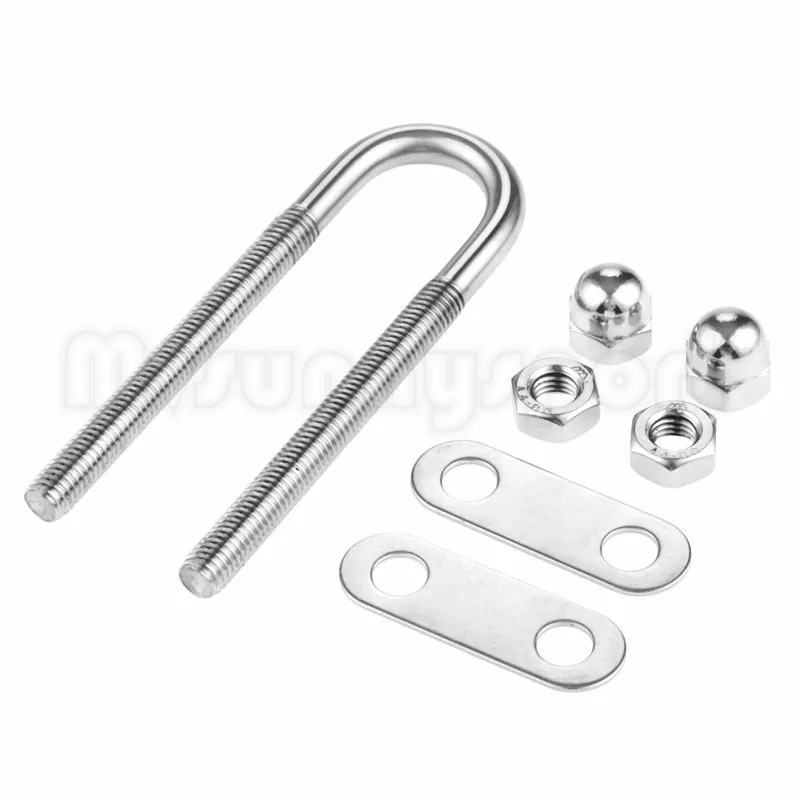 10mm Boat Yachting U BOLT Clamp PLATE Marine Grade 316 Stainless M10*90*130*36 1/set