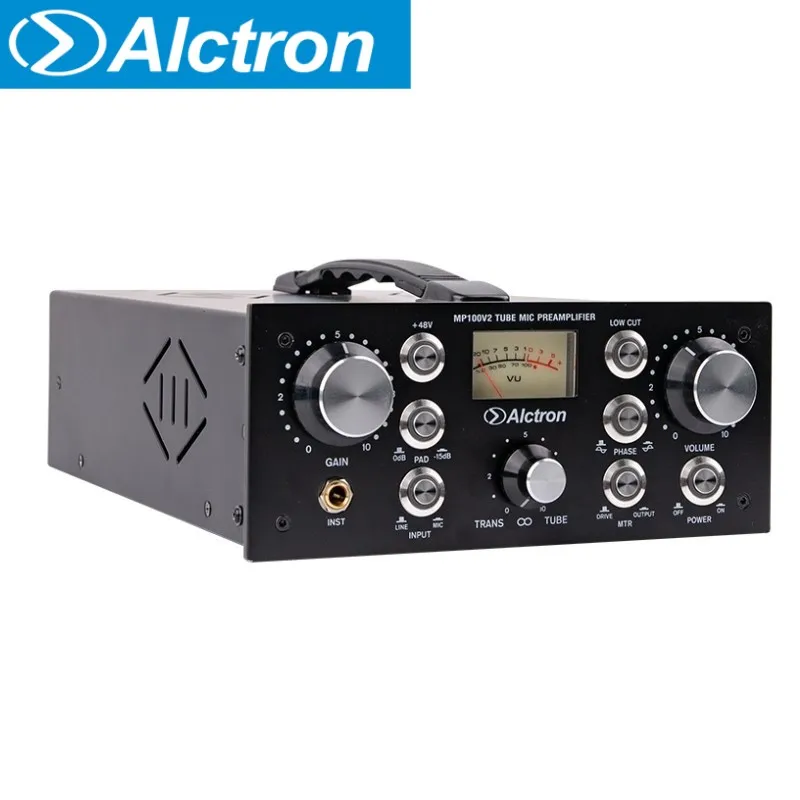 Alctron MP100V2 pro recording studio tube&fet mic amplifier with multi-function knobs,amplify each signal carefully preamp