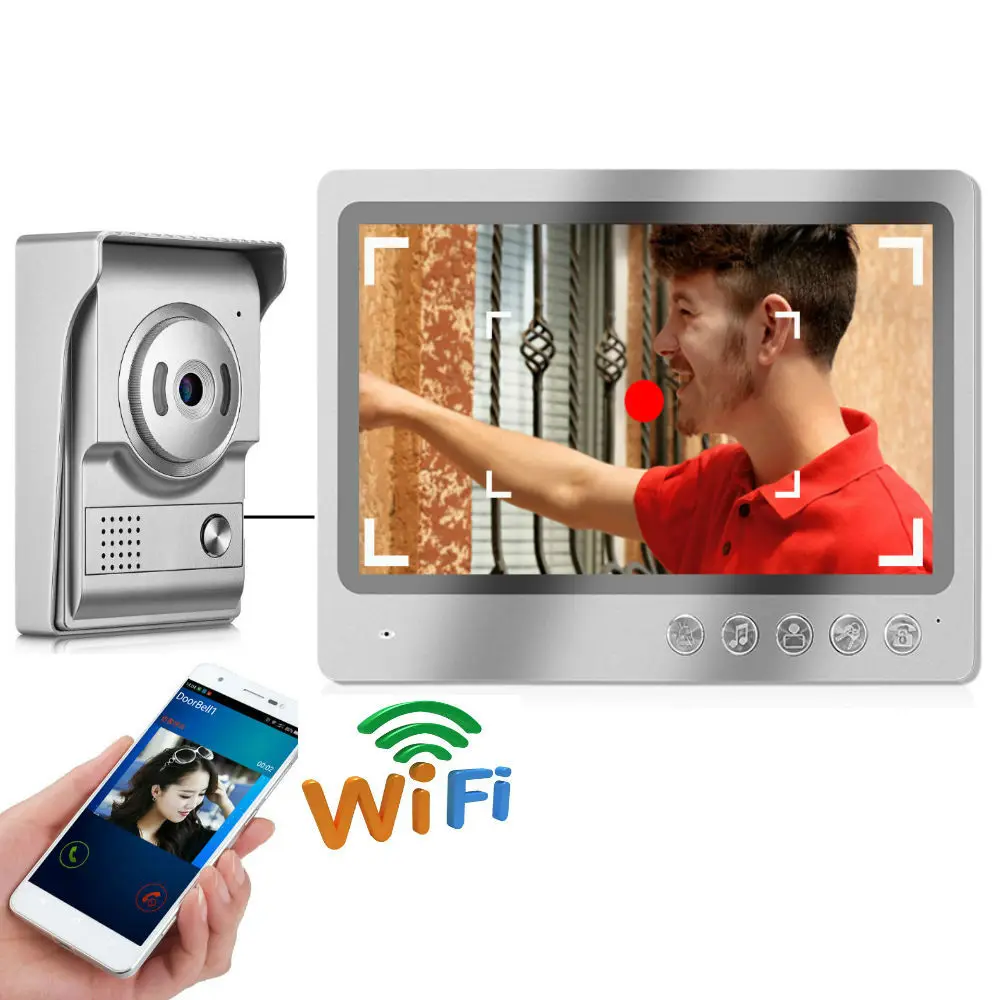 

Wifi Video Intercom Door Phone 9 Inch Digital HD LCD 700TVL Doorbell Camera with Motion Detection Remote Unlock Dragons View