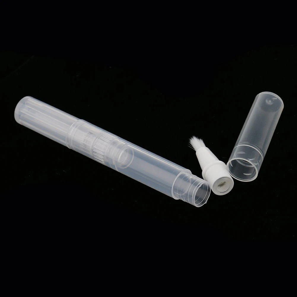 Caneta líquida giratória 5 pçs, recipiente vazio para crescimento de cílios postiços líquido caneta pincel para maquiagem 3ml