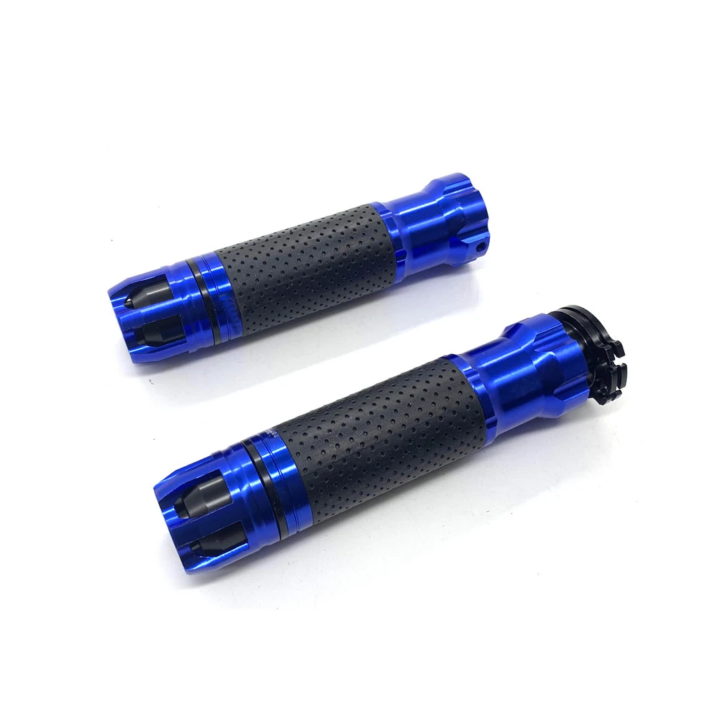 CNC Motocycle 7/8\'\' Handle Grip Racing Handlebar Caps Grips 22MM Universal Street & Racing Racing Grips