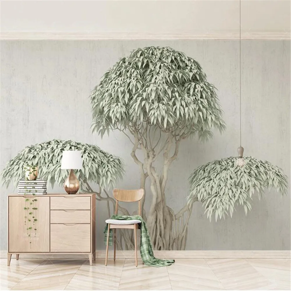 Milofi custom photo wallpaper mural creative a tree modern minimalist 3d stereo TV living room bedroom background wall paper