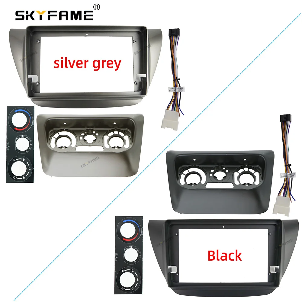 SKYFAME Car Frame Fascia Adapter Android Radio Audio Dash Fitting Panel Kit For MitsubishiI Lancer Ralliart IX GLX Sportback