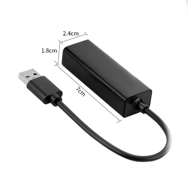 2022 New 100Mbps USB 3.0 Ethernet Network Card for nintendo switch/ For Wii/For WiiU Lan Connection Adapter