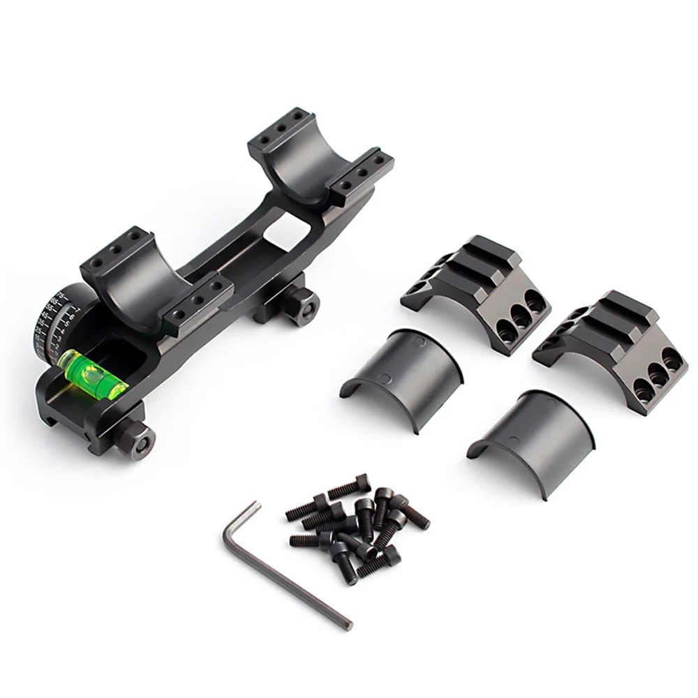 Spina Optics 25.4/30mm Picatinny Scope Mounts With Angle Bubble Level 1Inch Scope Rings For Picatinny Rail On Top - Image 6