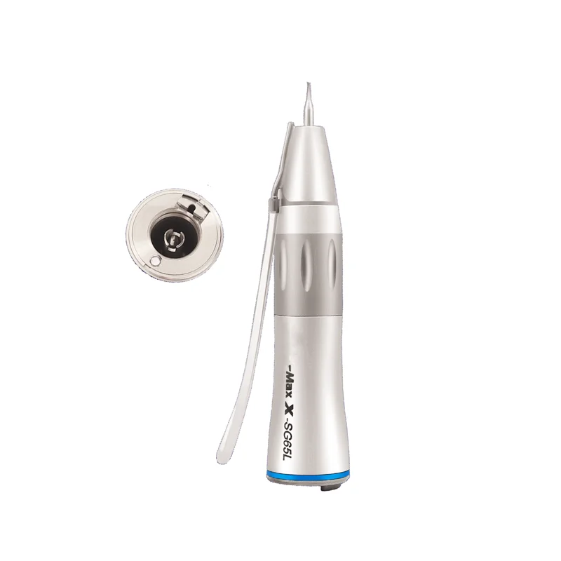 

Dental Max SG65L 1:1 blue ring external Irrigation straight handpiece with fiber optic for dental implant surgical