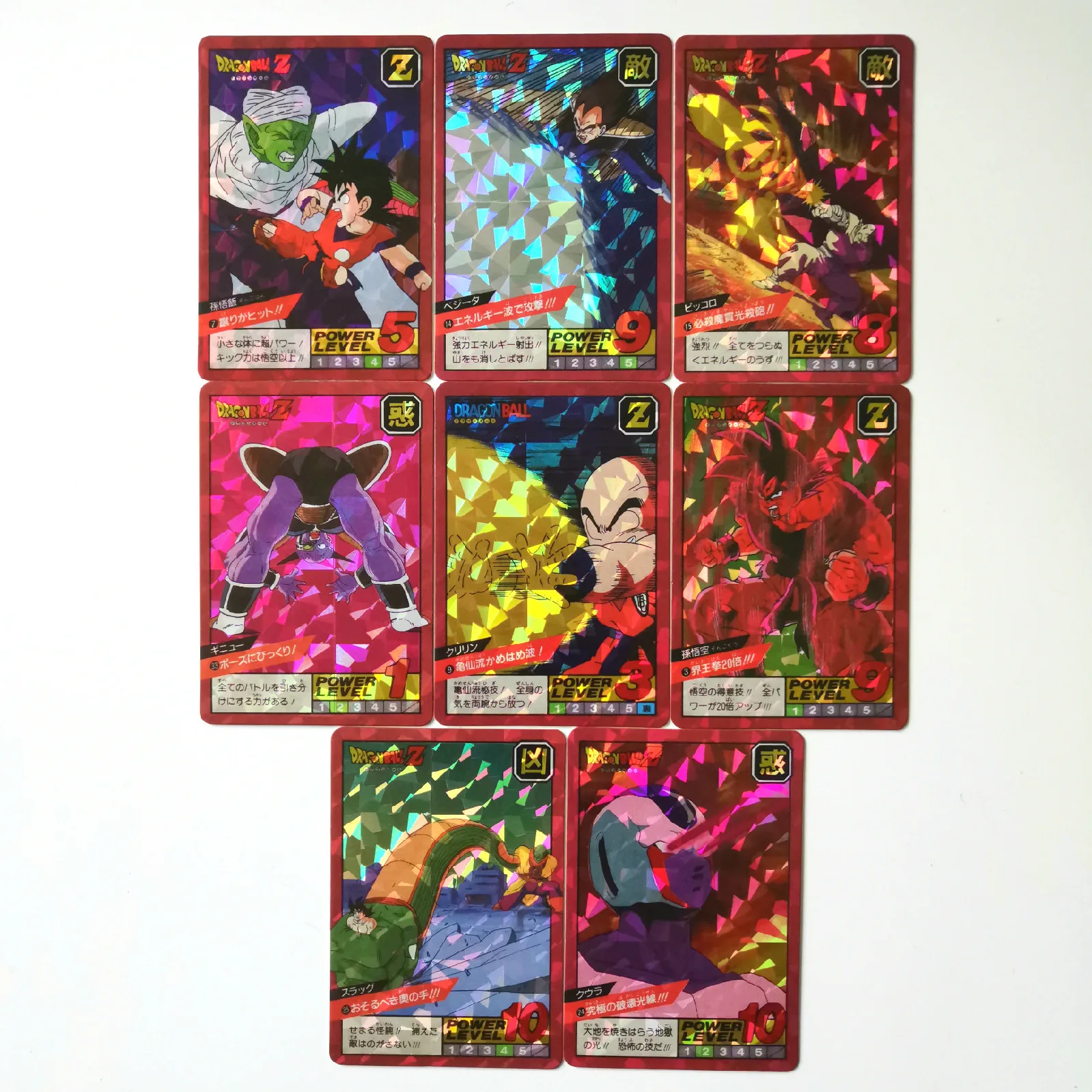 38pcs/set Super Dragon Ball Z Fighting 1 Reissue Heroes Battle Card Ultra Instinct Goku Vegeta Game Collection Cards