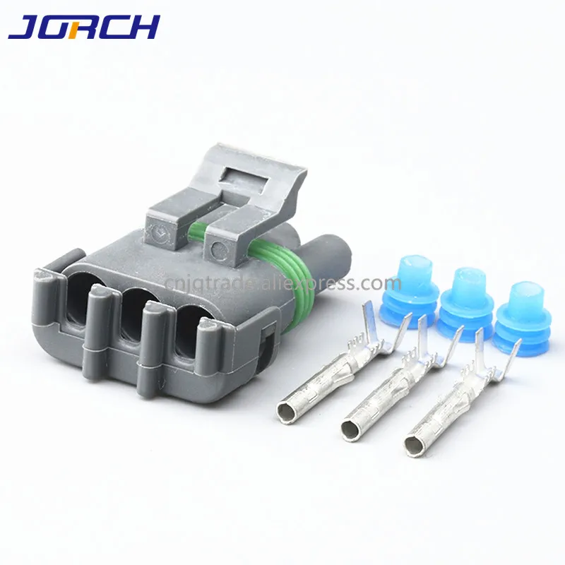 5sets 3pin Car waterproof connector plug 3-hole oxygen sensor plug DJ3031YB-2.5-21