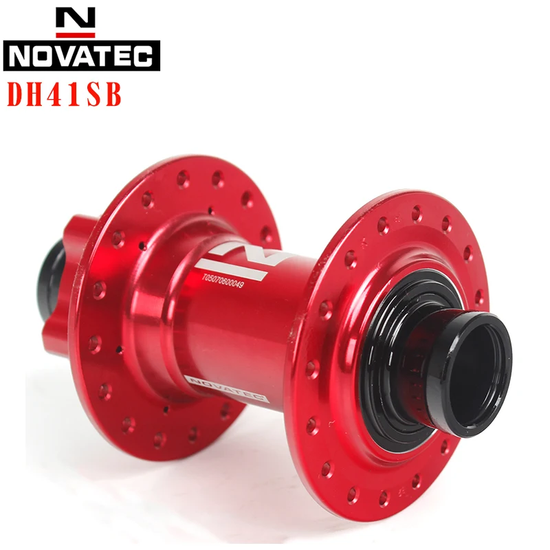 Novatec bicycle hub DH41SB  20mm cylinder shaft front flower DH speed drop front bearing hub bicycle accessories