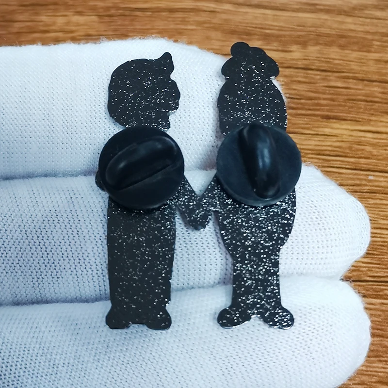 BeetleJudo Chill Ghost Lydia Tina Mash-Up Brooch Gothic Scary Jewelry 80s Horror Movie Fans Collection