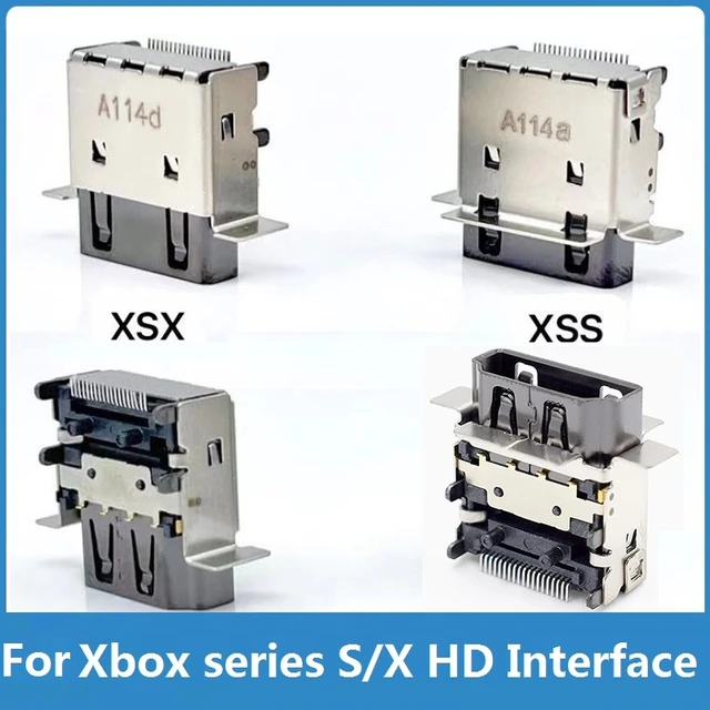 2Pcs Original For Microsoft Xbox Series S/X HDMI Port Console HD