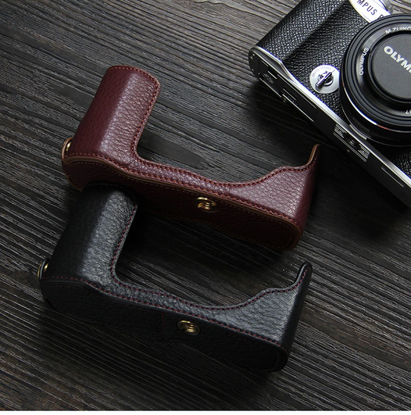Чехол для камеры из натуральной кожи EP7, чехол для камеры Olympus EP7, чехол из искусственной кожи