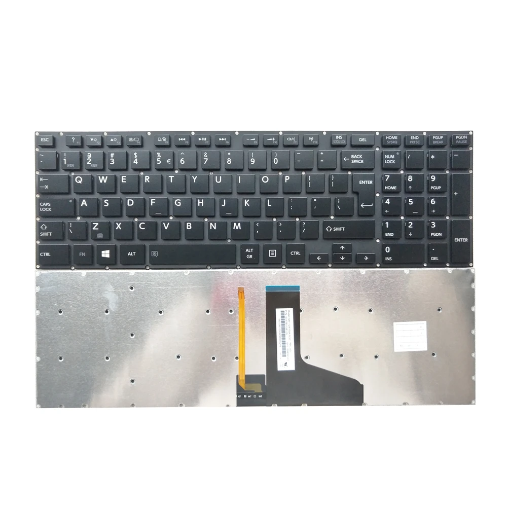 UI UK Greek Spanish Keyboard Backlight For Toshiba P50 P50T P55 P55T P70 P70T P75 P75T Notebook Light 6037B0108117 6037B0108015