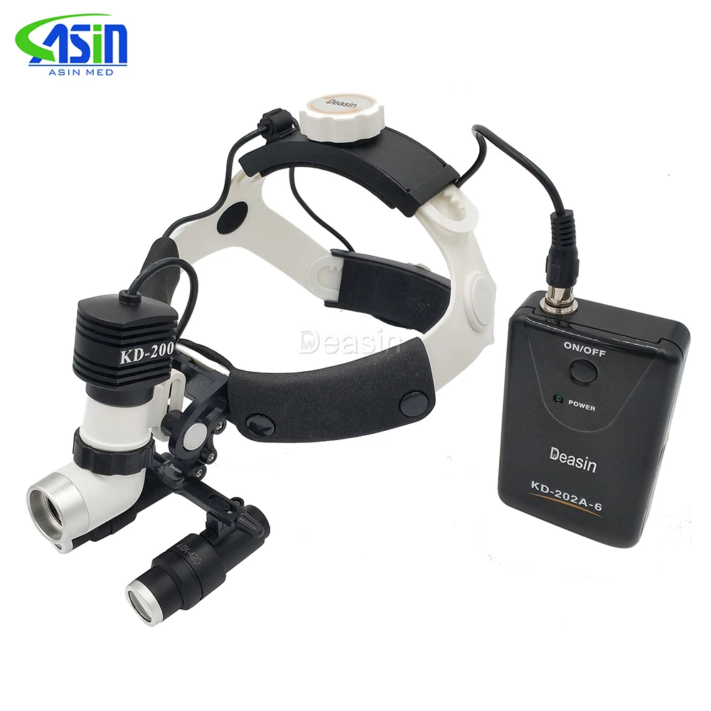 High Quality Medical loupes with 5W LED Good HeadLight Dental Surgical Loupe Magnifier 4.0X ,5.0X , 6.0X , 6.5X