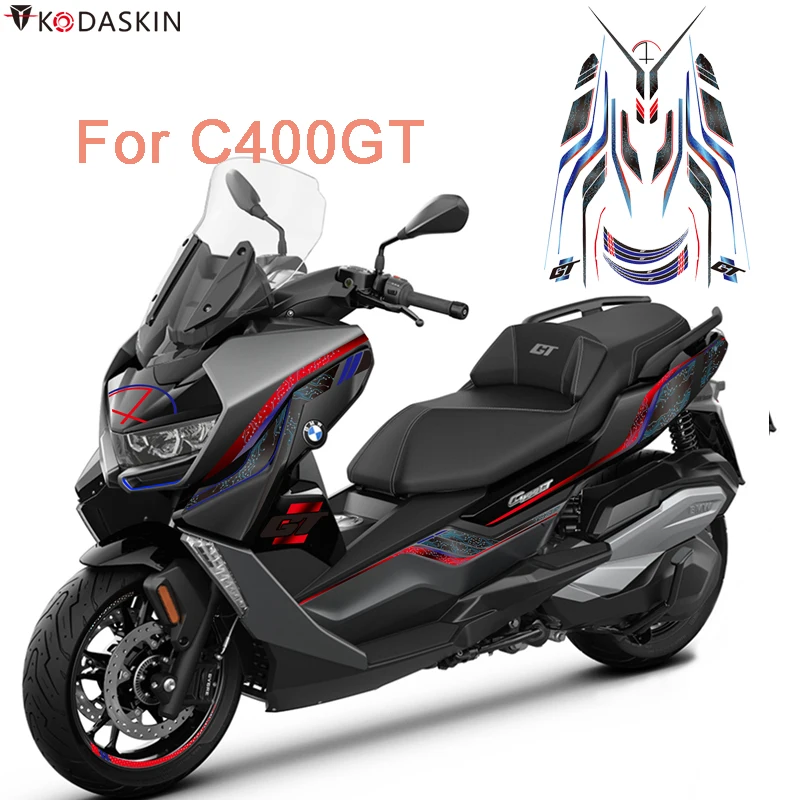 C400GT 3D Printing Waterproof Fairing Emblem Sticker Decal Motorcycle Body Full Kits Decoration Sticker for BMW C400GT c400 gt