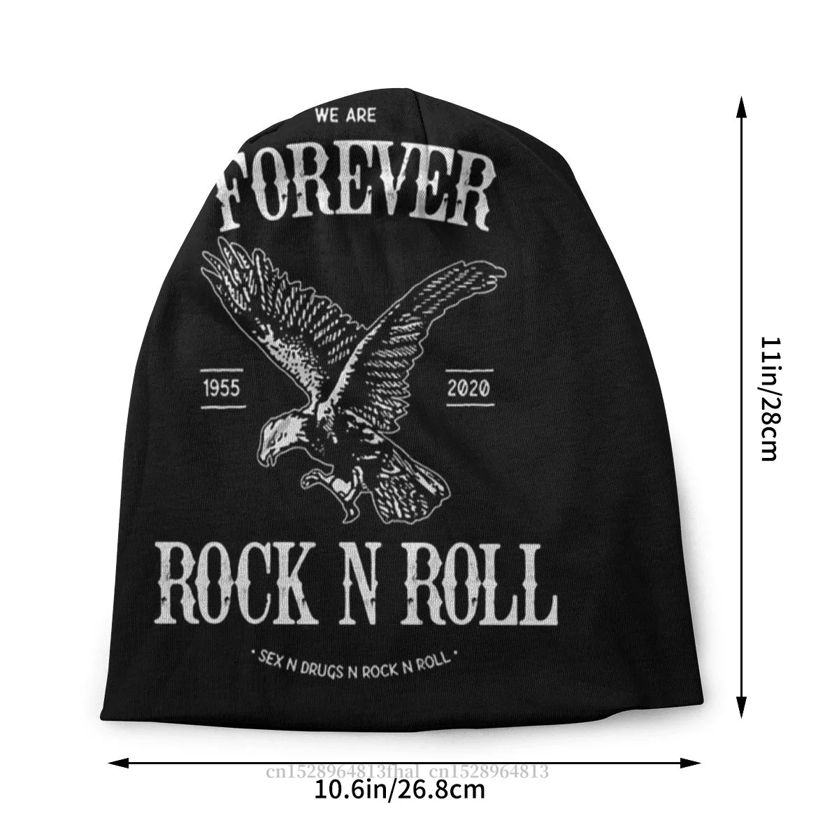 Outdoor Beanie Hats Forever Rock N Roll Skullies Beanies Hat Bonnet Special Caps Men Women's Earmuffs