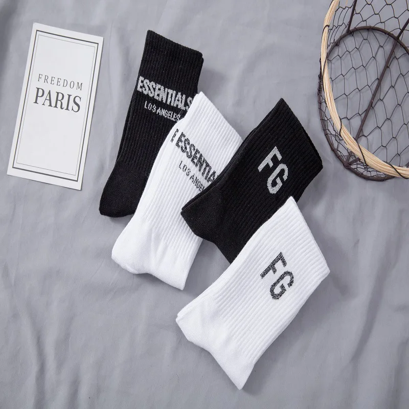 Tide brand FG wealthy socks street sports cotton socks for men and women couples letters