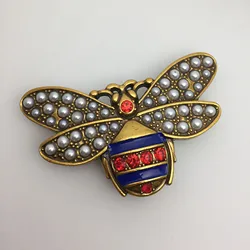 3.5/4cm Bee Belt Buckle for Girl Fashion Diamond Buckle on Belt metal hardware Womens buckles Accessories DIY Leather Pin Buckle