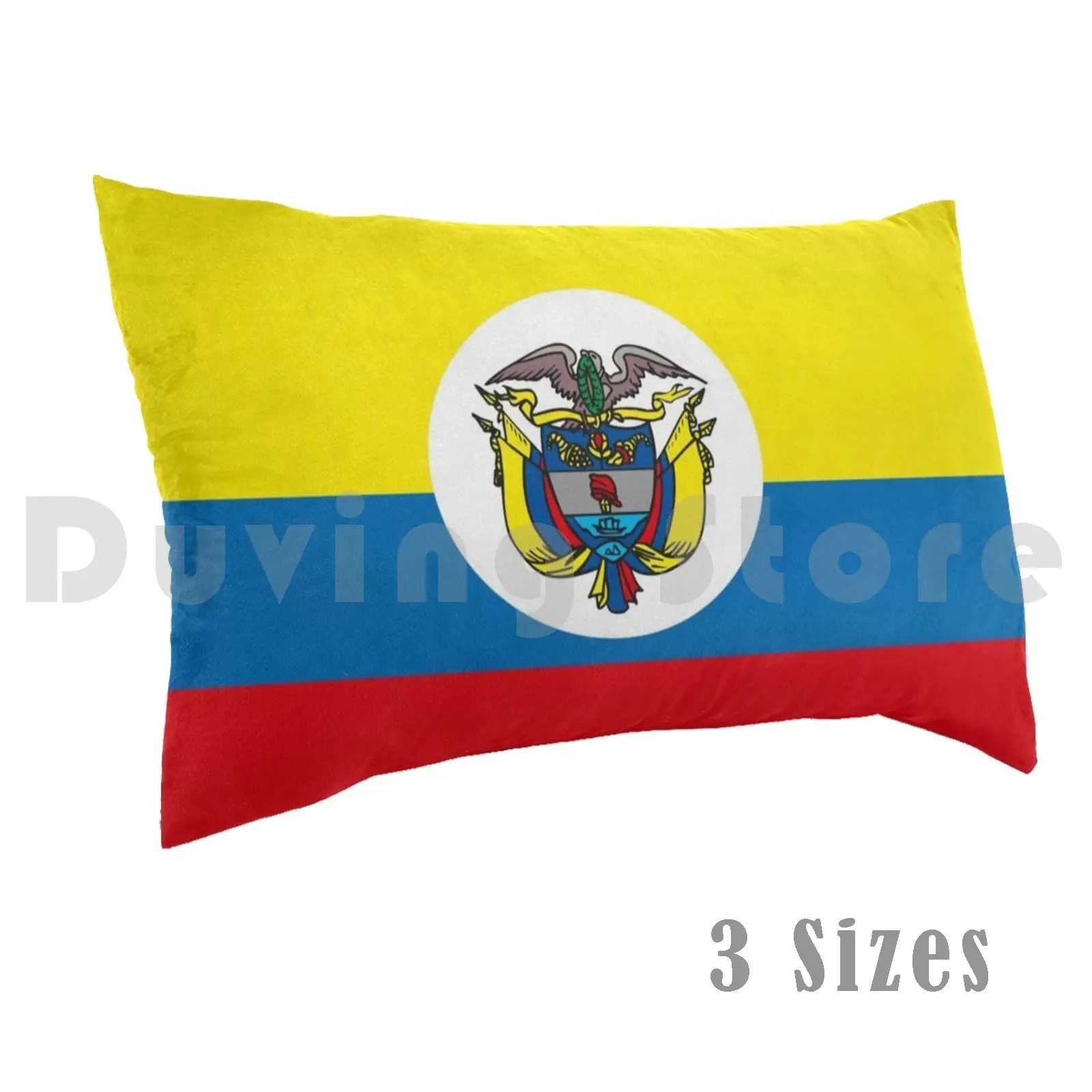 Colombia Pillow case 40x60 1809 Colombia America Hispanic Latin Latino Spanish South America Cool