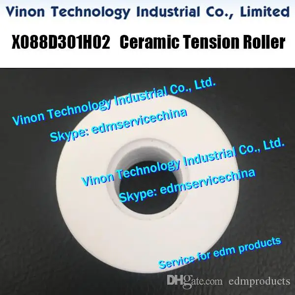 

X088D301H02 MV Ceramic Tension Roller Upper M425B Ø50x19x22t for MV1200,MV2400 DFA1300,DFA13A,X088D301H02,X088D301H01