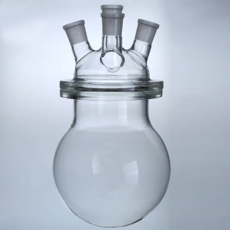 250mL Three and Four mouths lab Glass Reactor Reaction flask Kettle Chemistry Laboratory Reaction Still Vessel