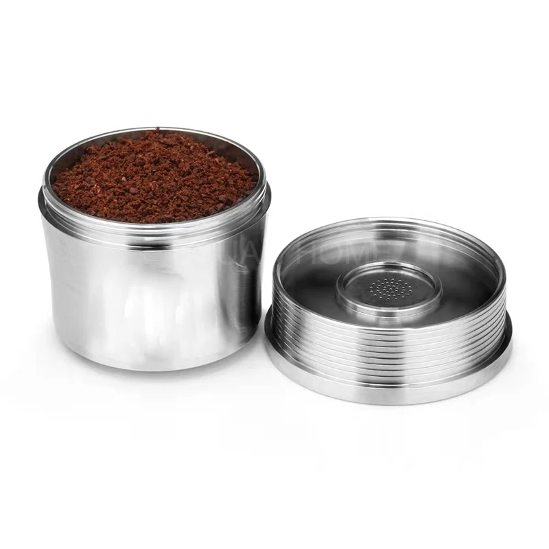 

1pc 304 Stainless Steel updated Refillable Reusable Coffee Capsule Strainer Coffee Pod Filters for Nespresso Coffee Filters