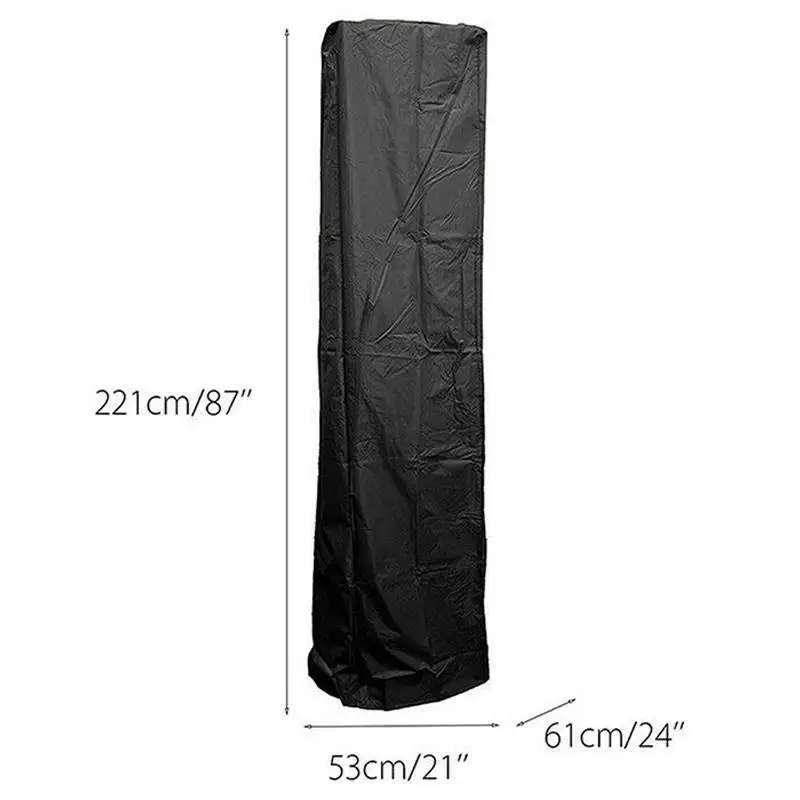 Gas Pyramid Patio Heater Cover Garden Outdoor Furniture Protector Polyester Waterproof Home Anti-dust All-Purpose Covers