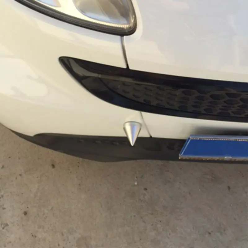 1Pc Sharp Head Car Bumper Spike Guard Protector Car Anti-collision Tail Cone For Benz SMART Fortwo W 451 W451 M77 view 4