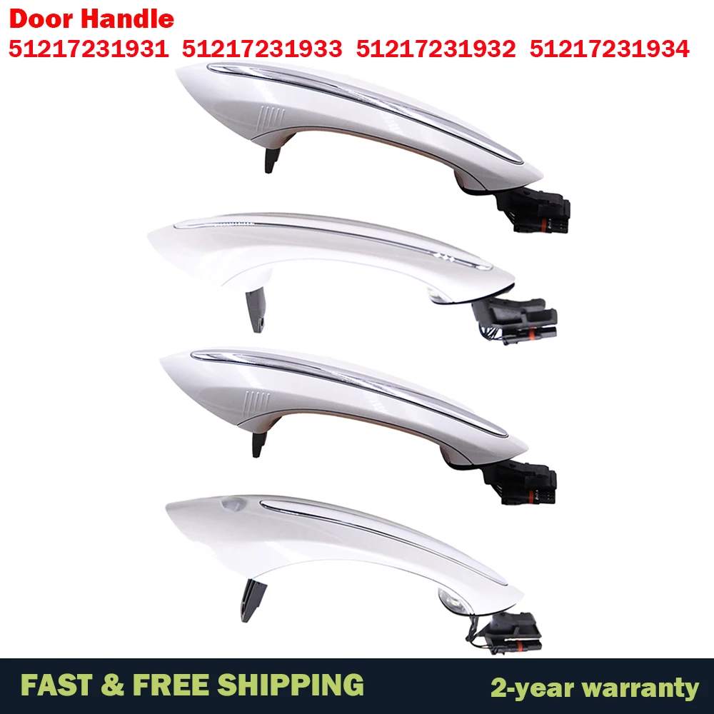 Pearl White with Comfort Access Door Handle for BMW 6 series F12 640d 640i 650i M6 51217231931 51217231932 51217231933 512172319