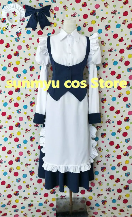 

Azur Lane HMS Illustrious Maid Uniform Clothes Cosplay Costume,Custom Size Halloween Wholesale