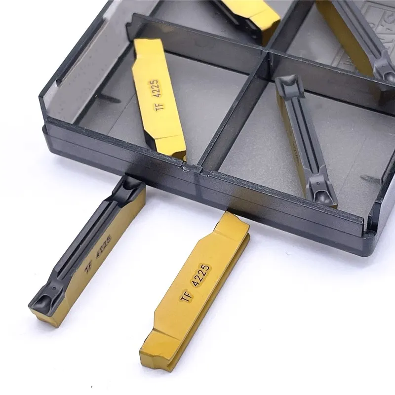 N123G2 0400 004 CR1125/TF4225คาร์ไบด์แทรกเครื่องกลึงเครื่องมือ Groove แทรกตัด N123G2โลหะผสมแทรก