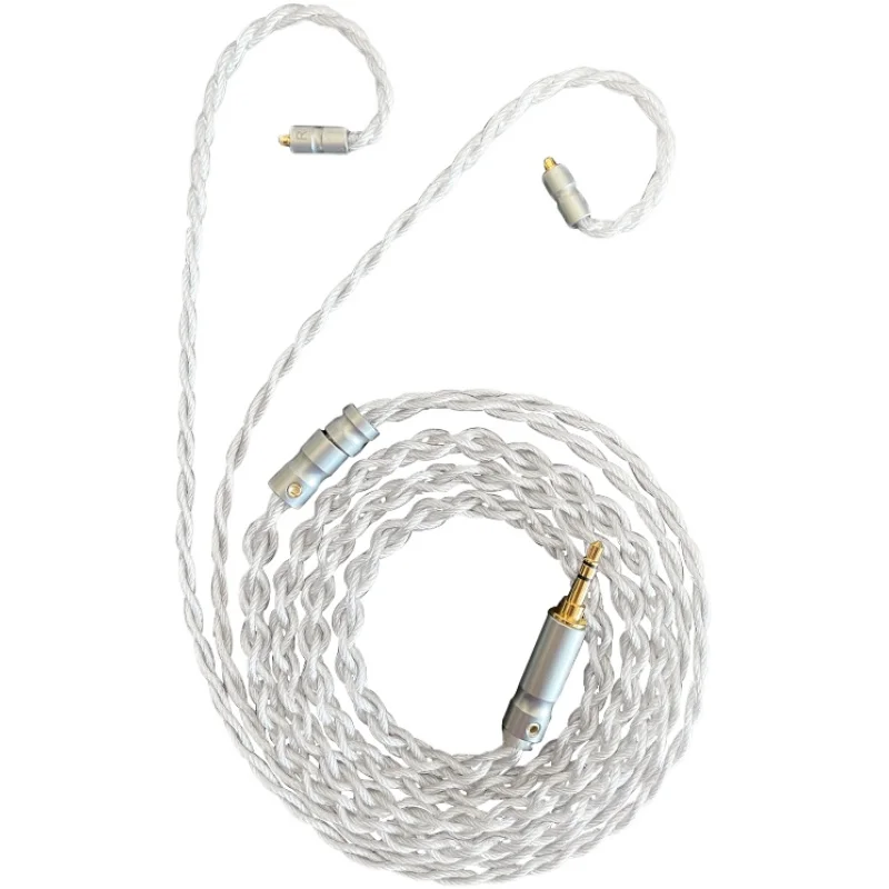 litz single crystal copper silver plated headphone wire mmcx/0.78/im50/70/ie40/a2dc/IE900