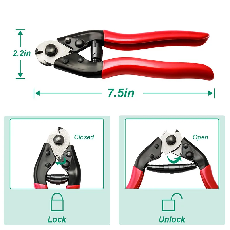 MUQZI MTB Bike Cable Cutter Brake Shifter Wire Cutter Tool for Repair Cycling Cable And Housing