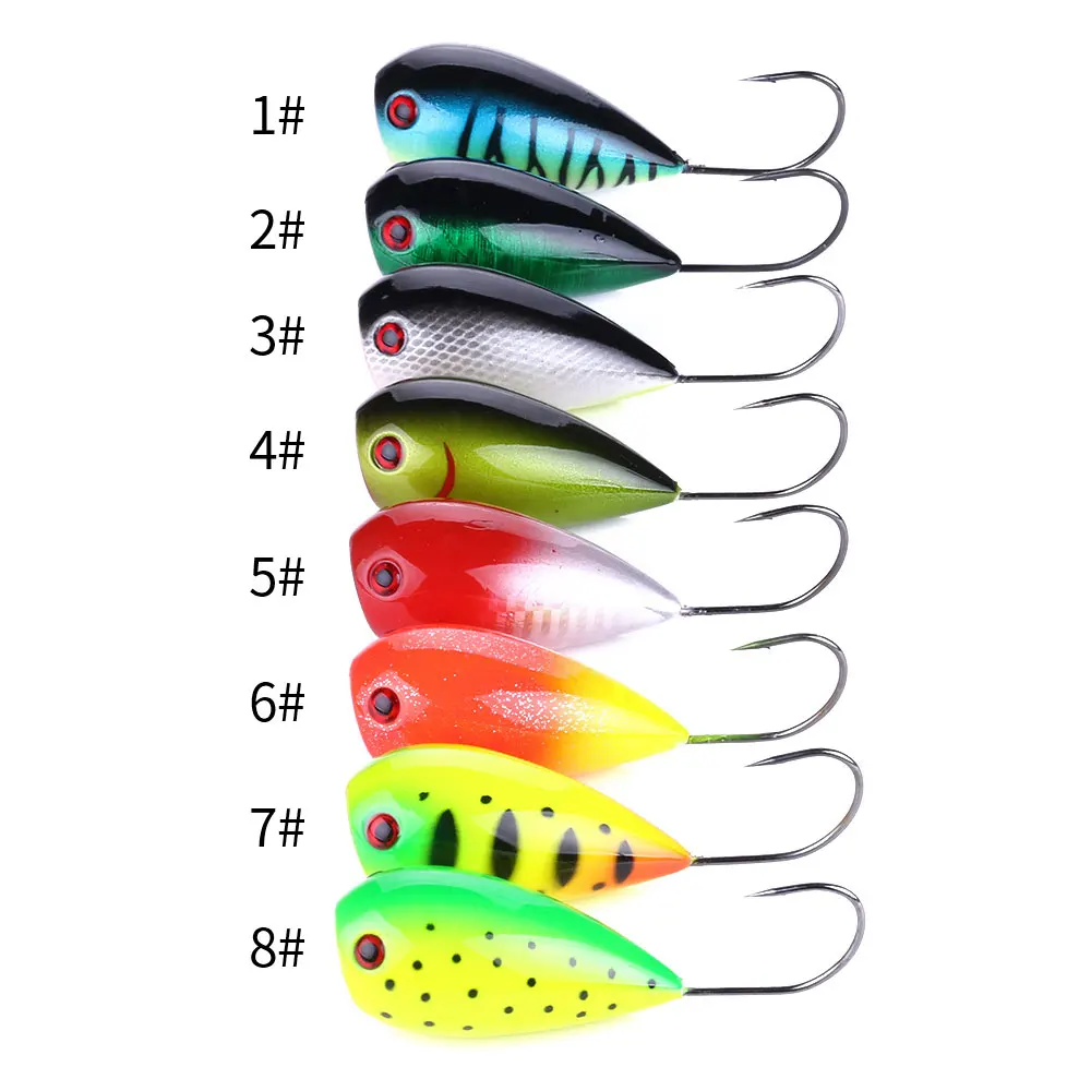 13g 8cm  Fishing Lure Floating Croatian Crank Bait Artificial Swim Bait Wobblers Fishing Popper Hard Bait with Single Hook