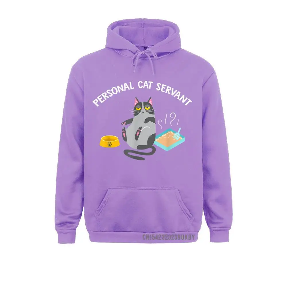 Personal Cat Servant - Funny Cat Lover Gift Hoody Sweatshirts For Women Long Sleeve Hoodies 2021 New Labor Day Clothes Casual