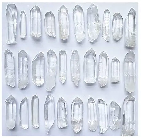 

10 pieces clear quartz points healing crystals ice specimen