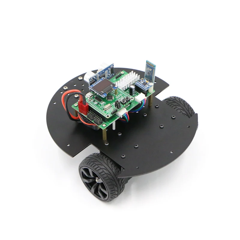 [stepper motor version] two wheel  self balancing car differential steering kit STM32 remote control CCD line