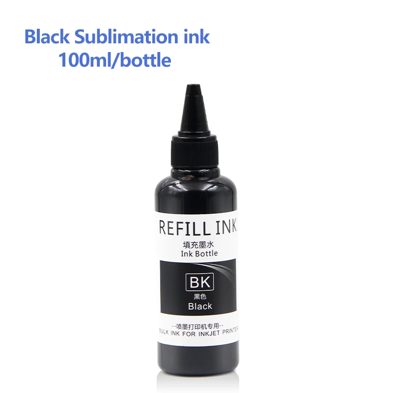 4*100ML Sublimation Heat Transfer Ink For Epson C88 C88+ WF-7710 WF-7720 WF-3620 WF-2750 ET-2720 ET-2760 ET-2750 ET-4700 Printer