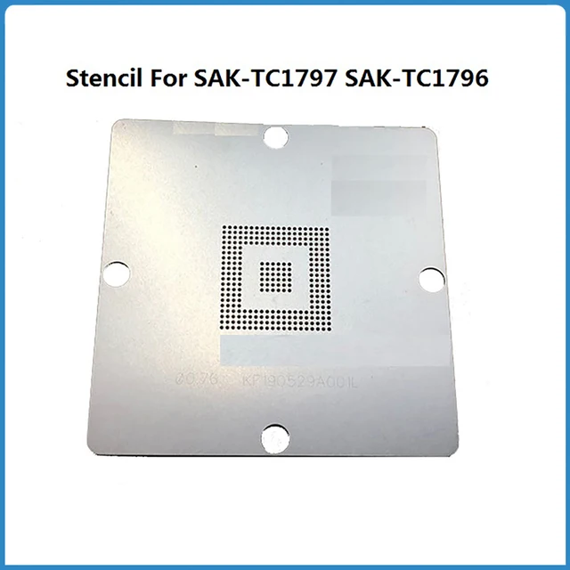 Bezpośrednie ogrzewanie 90 * 90MM Szablon BGA do chipa samochodowego Benz Audi SAK-TC1797 SAK-TC1796 MPC5566 512F180EF SAK-TC1797 Szablon kuli
