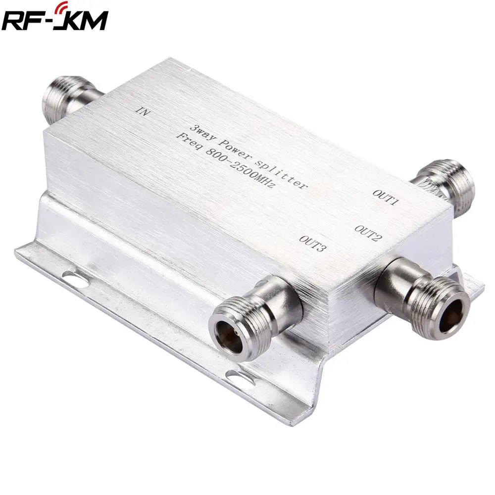 2-3 Way N Female Power Splitter telecom (380~2500MHz) N Type power divider,booster accessory SMA divider for communication