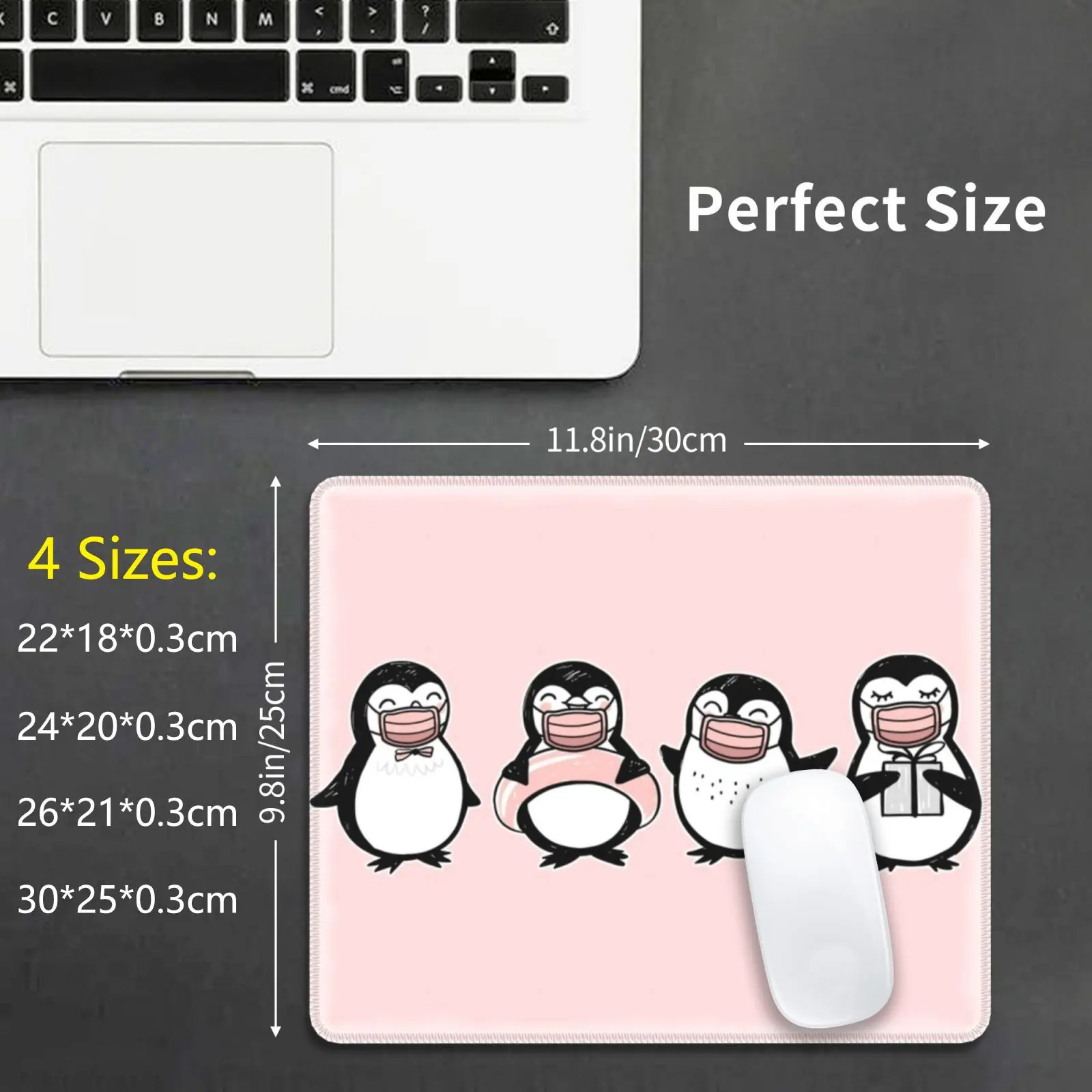 Penguin Quarantine Mouse Pad 711 Penguin Penguin Penguin Reusable Penguin For Mouth Penguin