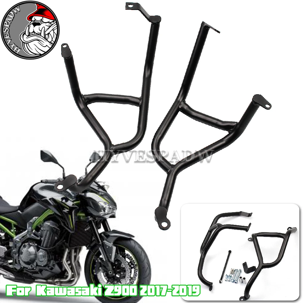 

Highway Crash Bar Motorcycle Accessories Fall Protection Frame For Kawasaki Z900 Z 2017 ZR900, 2018 and 900