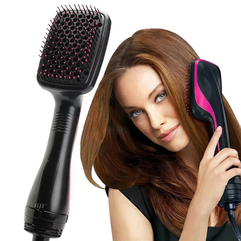 

Professional Hair Dryer High Quality Heated Brushes Hot Air Brush Blow Drier Travel Hot Hair Comb Hairdryer Hairbrush for Hair