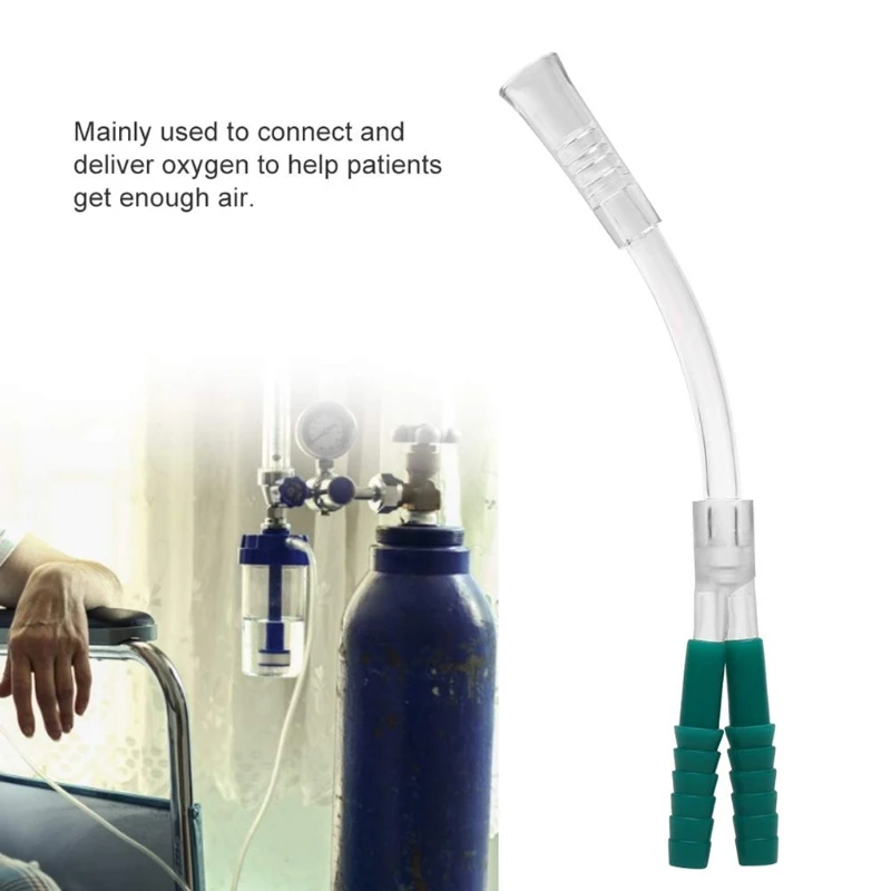 oxygen tube Three-way nasal cannula Tee connector oxygen concentrator accessories Three people inhale oxygen