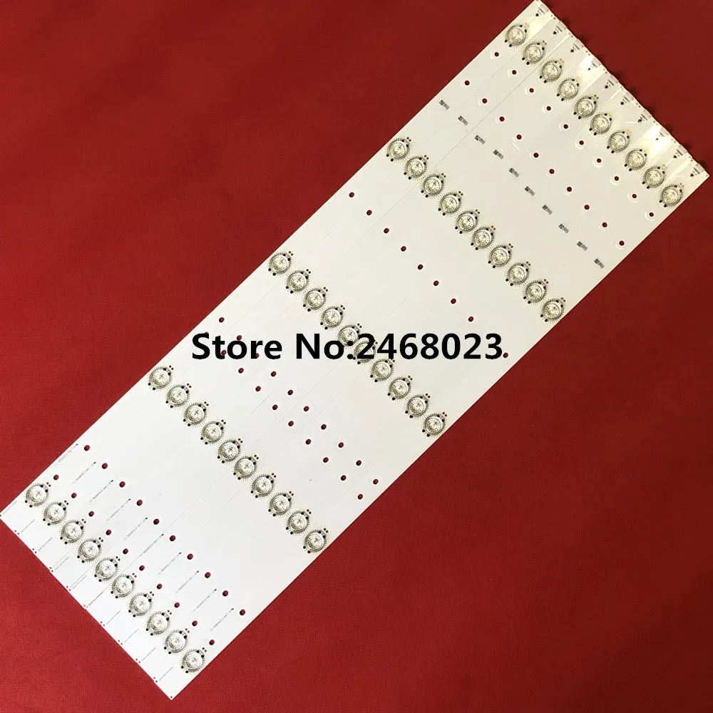 10 Stuks Led Tv Backlight Strip Voor Led58k220 Led58ec320a Ledn58k 220P Led5k300ud Led58k3100a LCD-60UE20A SVH580A01-5LED-REV06