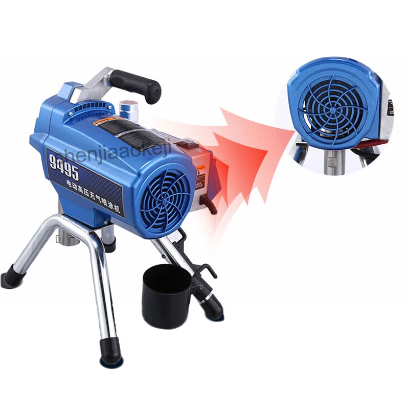 Macchina ad alta pressione elettrica della pittura di spruzzo dello spruzzatore automatico della vernice del lattice della pittura murale dello spruzzatore domestico 220V