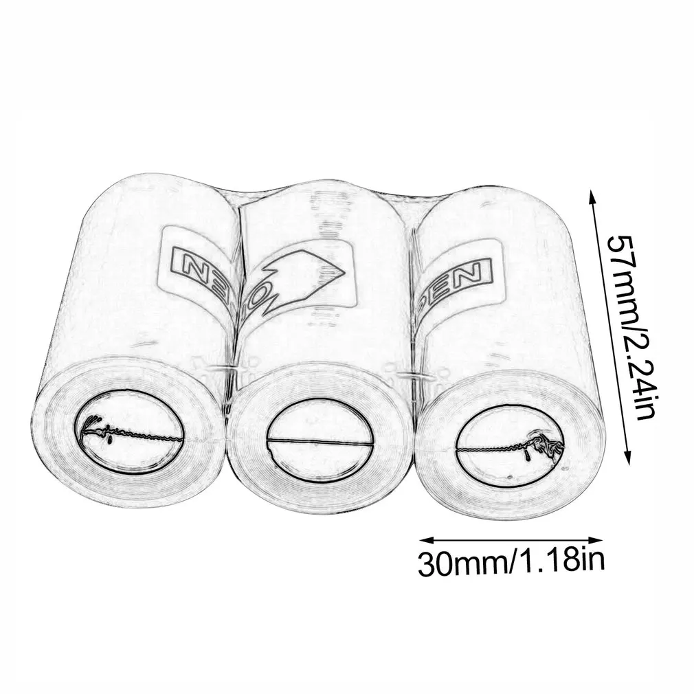 3 Roll/SET Durable Printing for Paperang Sticker Paper Photo Paper for Mini Pocket Photo Printer Bill Receipt Papers