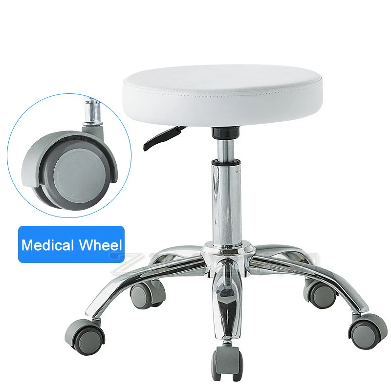 Comfortable Adjustable Saddle Stool Seat Ergonomic Medical Office Saddle Chair Cosmetic technician dentist Rolling Swivel Chair