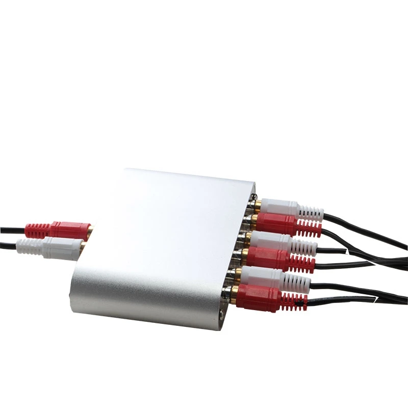 مفتاح مكبر للصوت ، مدخل ثنائي الاتجاه ، 3 منافذ إدخال/1 مدخل 3 مخارج RCA ، محدد إشارة ، مفتاح بعيد